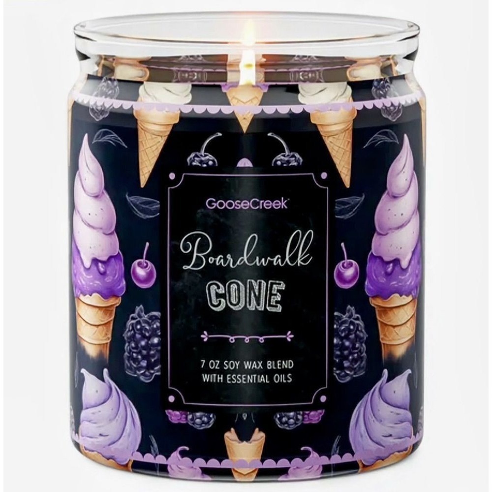 C Boardwalk Cone Soy Wax Goose Creek Candle